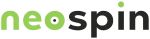Logo Neospin w zielono‑czarnej stylistyce, marka online‑kasyna